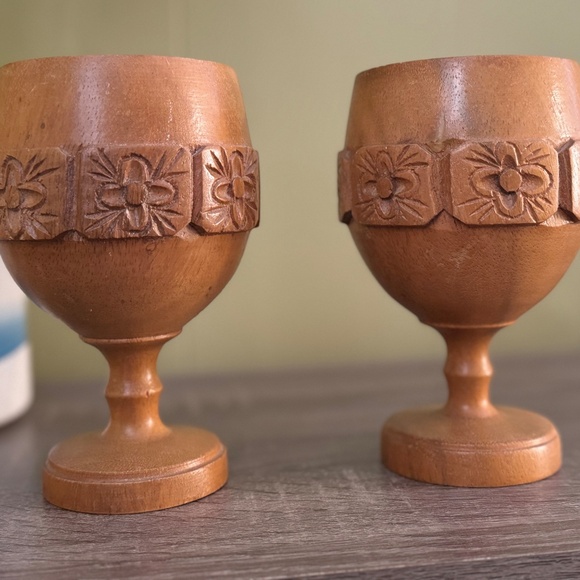 Pair of Vintage Mid-Century Modern Tiki Bar Drinkware/Decor - Picture 9 of 10